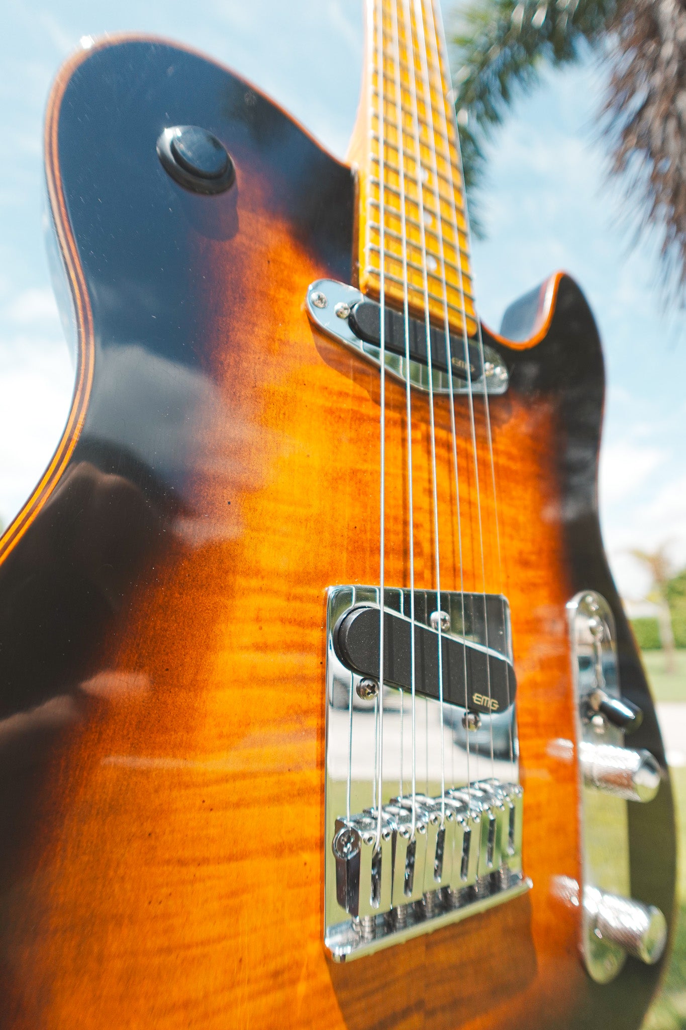 "Smokey" Custom Handmade Tele-Style Electric Guitar