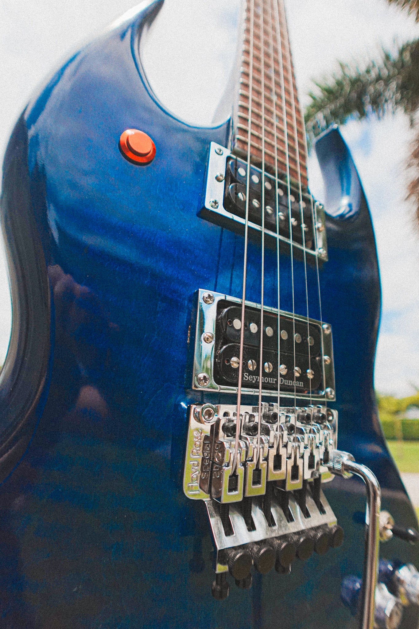 "Bluey" Custom Handmade SG-Style Electric Guitar