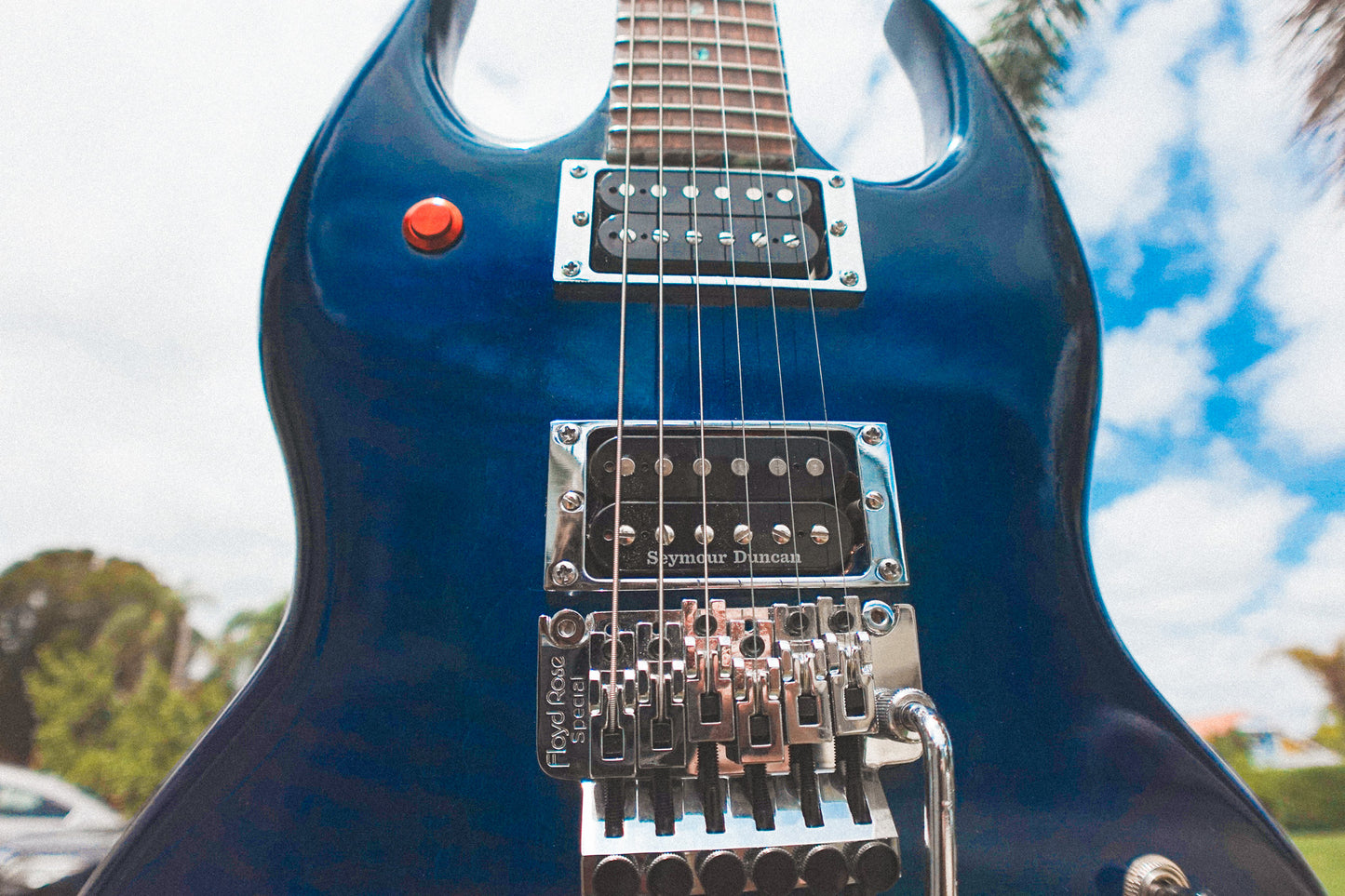"Bluey" Custom Handmade SG-Style Electric Guitar