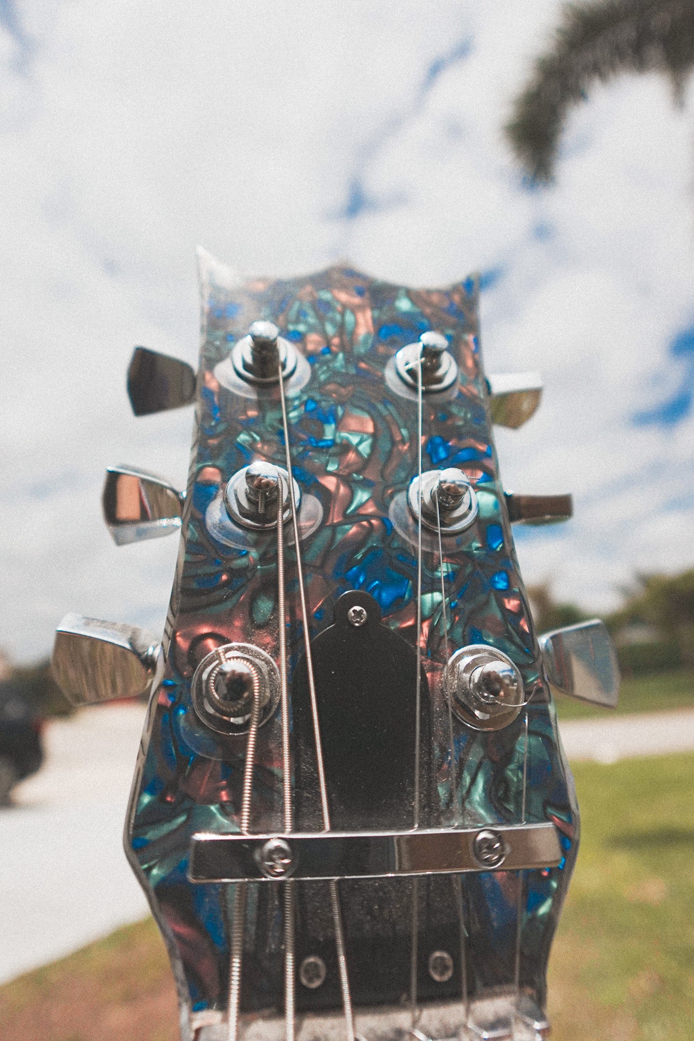 "Bluey" Custom Handmade SG-Style Electric Guitar