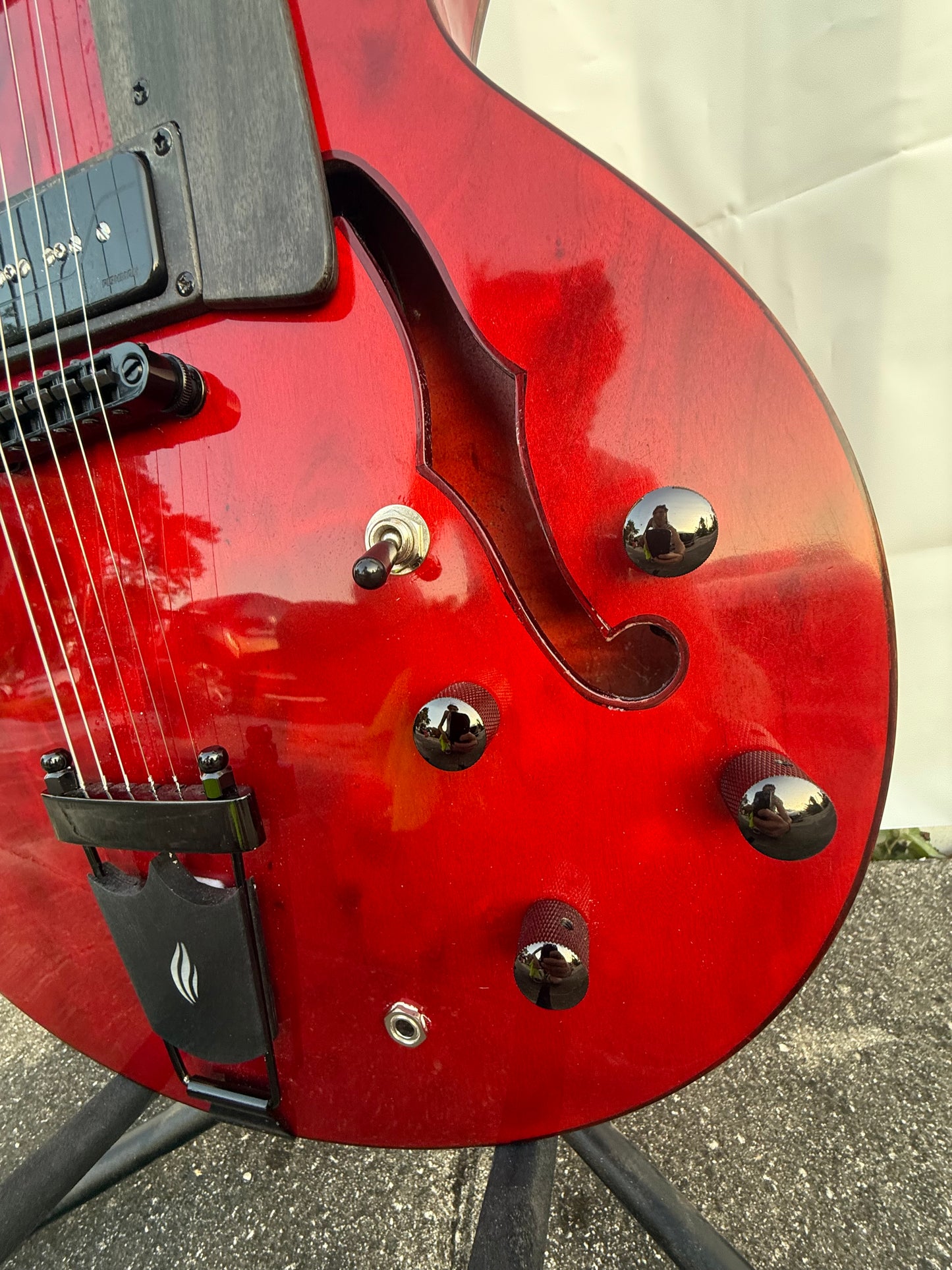 "Buddy" Custom Handmade Semi-Hollow Body Electric Guitar