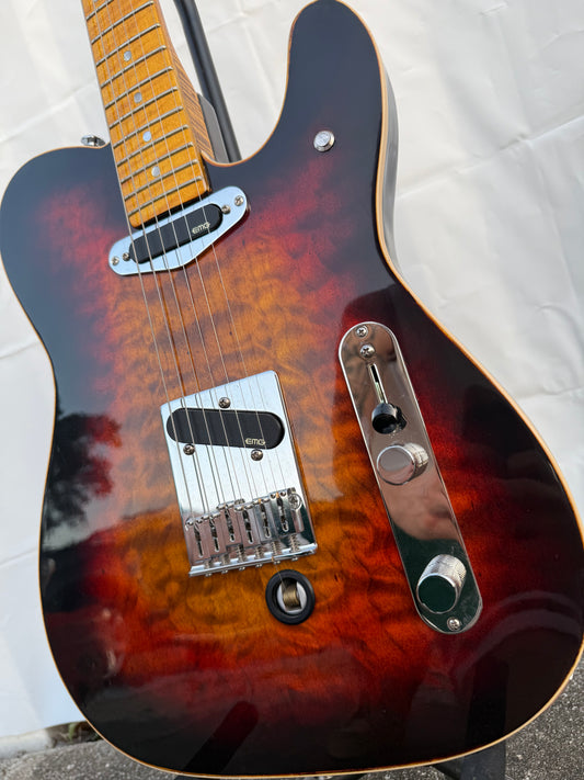 "Henny" Custom Handmade Tele-Style Electric Guitar