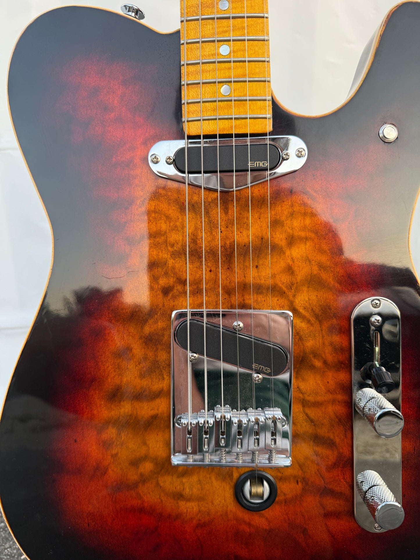"Henny" Custom Handmade Tele-Style Electric Guitar