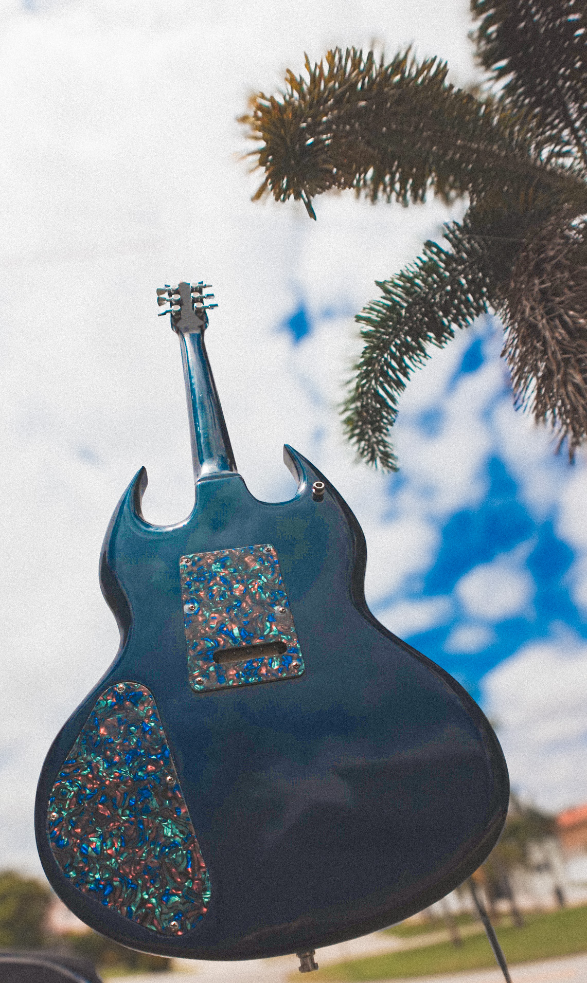 "Bluey" Custom Handmade SG-Style Electric Guitar
