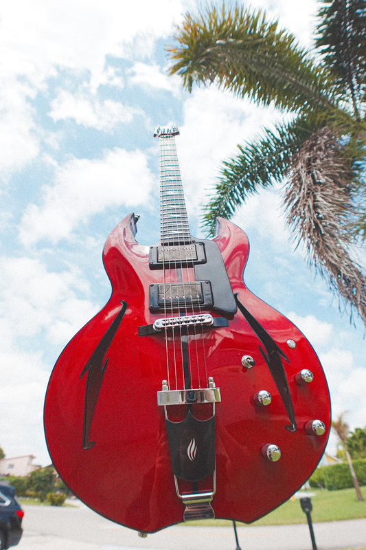 "Archy" Handmade Custom Arch Top Hollow-Body Electric Guitar